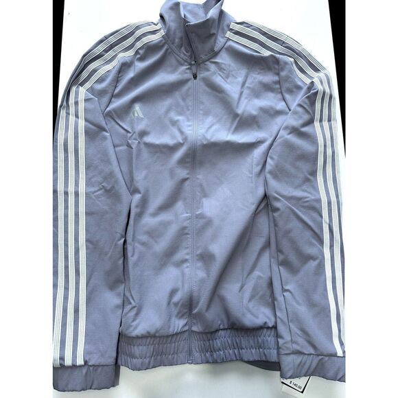 Adidas women Large The Trackstand Cycling Jacket TOP HR4628 light blue NEW - Picture 4 of 16